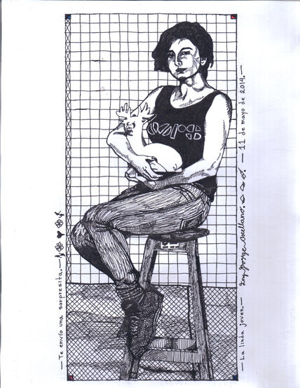 La linda joven.