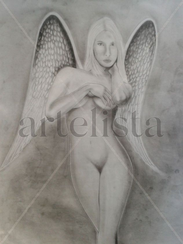 Angel de grafito