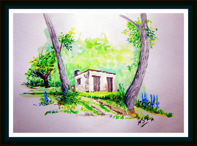 galpon Acrylic Card Landscaping