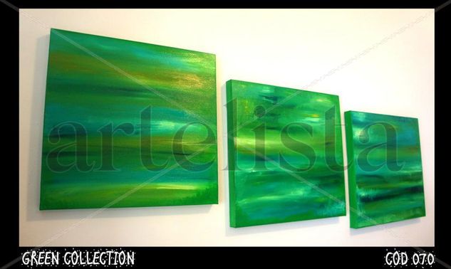 GREEN COLECTION Oil Canvas Others