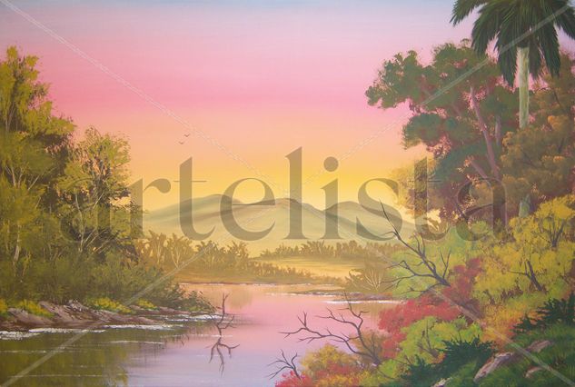 PAISAJE Acrylic Canvas Landscaping