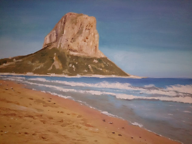 Peñón de Ifach Oil Canvas Landscaping