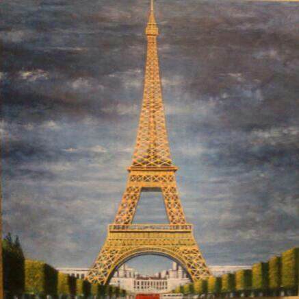 Torre Eiffel Oil Canvas Landscaping