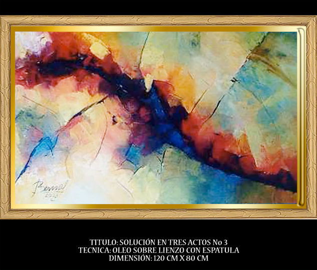 solución en tres  actos n° 3 Oil Canvas Others