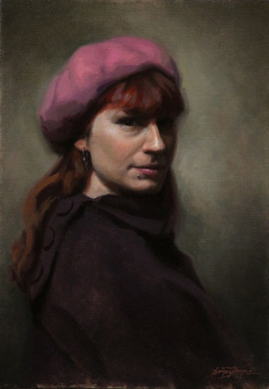 Valentina Oil Textile Portrait