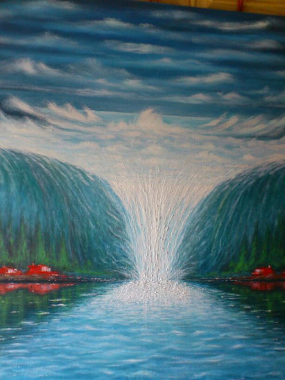 Desafio del Agua Oil Canvas Landscaping