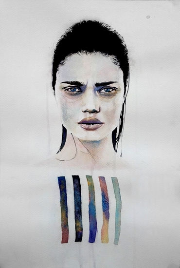 Braga Watercolour Paper Portrait