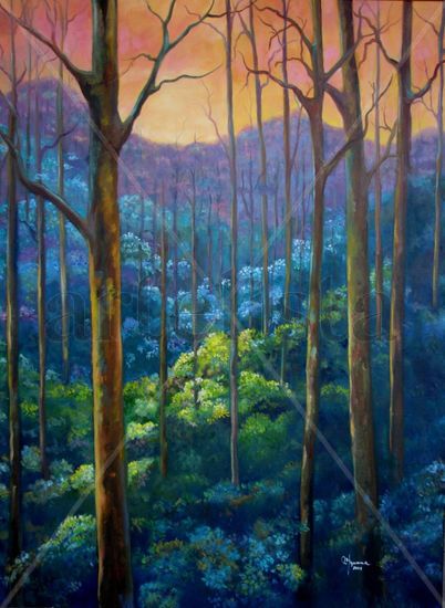 BOSQUE DEL TRIFINIO Oil Canvas Landscaping