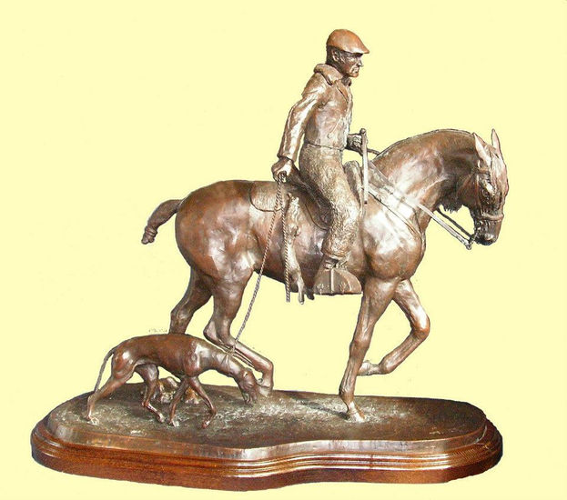 Galguero Bronce Figurativa