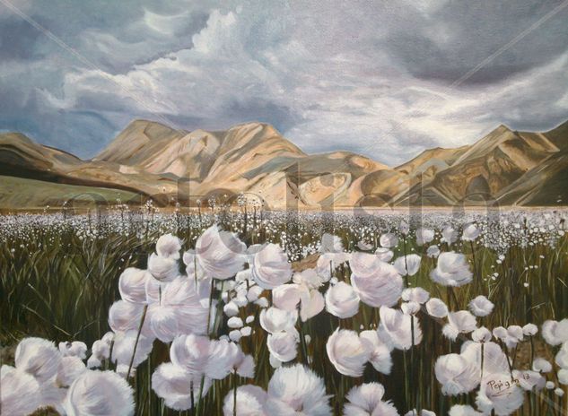 ALGODONES Oil Canvas Landscaping