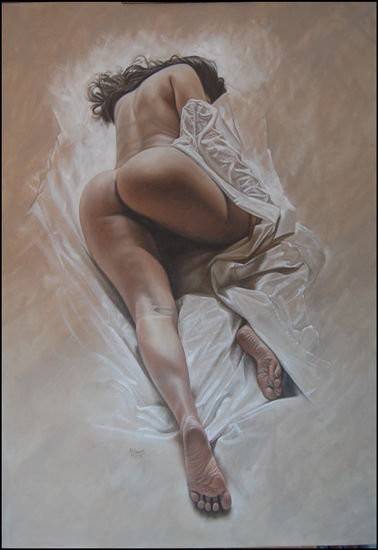 DESNUDO DE ESPALDA Oil Canvas Nude Paintings