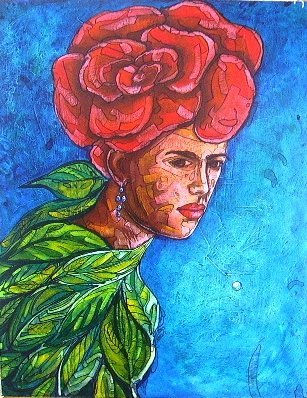 RETOñO Acrylic Textile Figure Painting