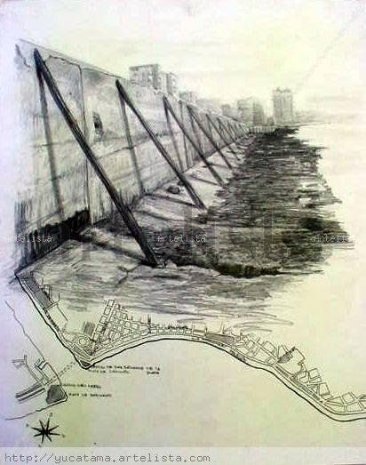 proyecto de intervencion publica puntales(malecon de la Havana) Graphite