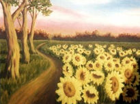 Campo de girasoles