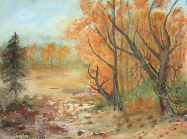 En otoño Watercolour Paper Landscaping