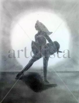 Pasos de ballet I Charcoal