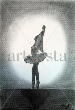 Pasos de ballet III Charcoal