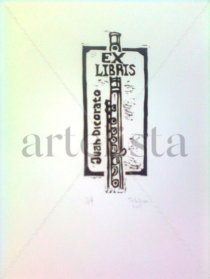 Ex Libris Woodcut