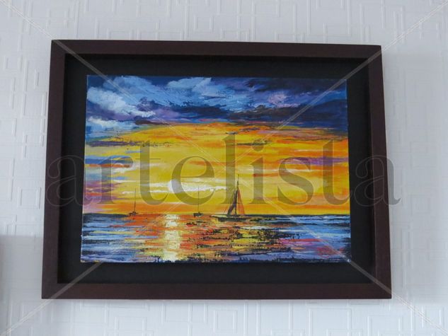 A la deriva Oil Canvas Landscaping