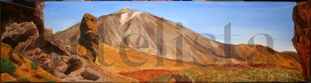 El Teide Oil Canvas Landscaping