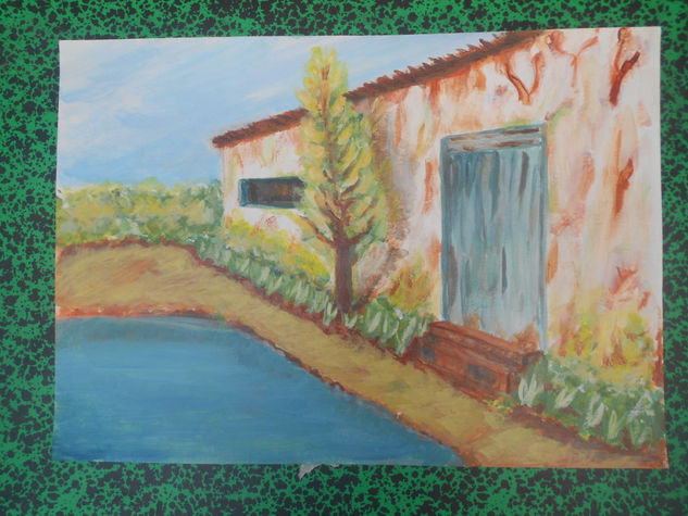 paisaje rural Acrílico Papel Paisaje