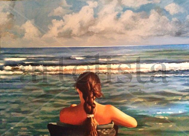 Marcela Oil Canvas Marine Painting