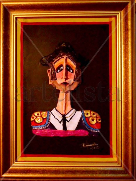 Torero en arcilla