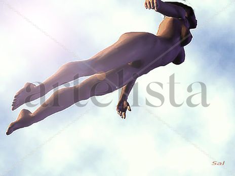 Volando desnuda