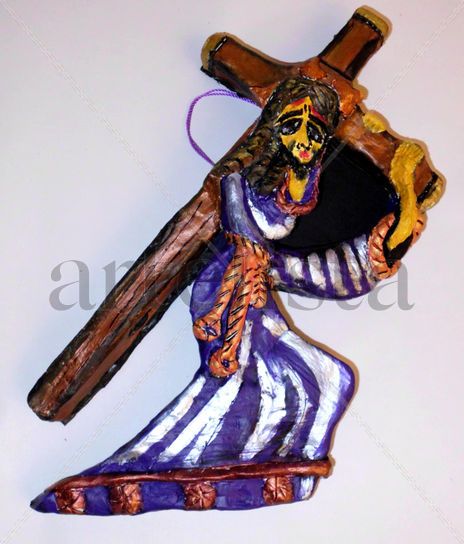 Cristo con la cruz