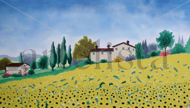 La Toscana Oil Canvas Landscaping