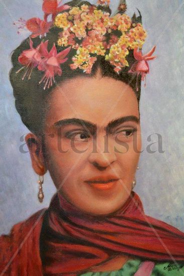 Mi Frida Kahlo Óleo Lienzo Retrato