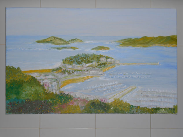 BAYONA Oil Canvas Marine Painting