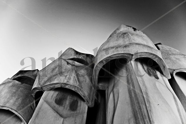 La Pedrera II Arquitectura e interiorismo Blanco y Negro (Digital)