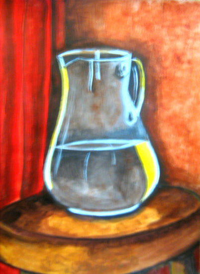 contraluz transparente Acrylic Paper Still Life Paintings