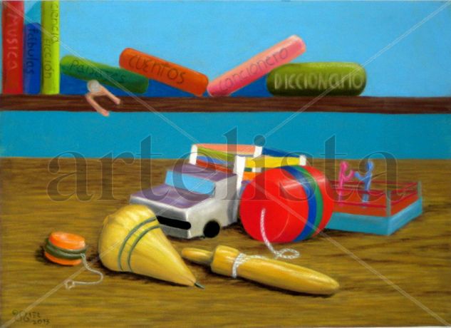 Entretenimiento a lo mexicano Pastel Others Still Life Paintings