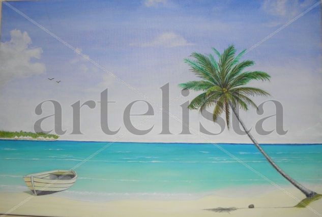 serenidad Oil Canvas Landscaping