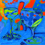 VINOPLASTICA-SERIE--2013-ACRILICO SOBRE LIENZO-18X18-SERIE CRISTAL-#047