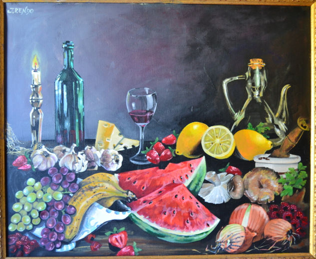 bodegón 2 Acrylic Canvas Still Life Paintings