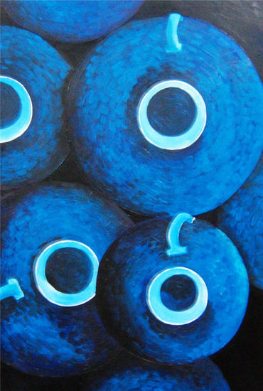 AZUL Acrylic Canvas Still Life Paintings