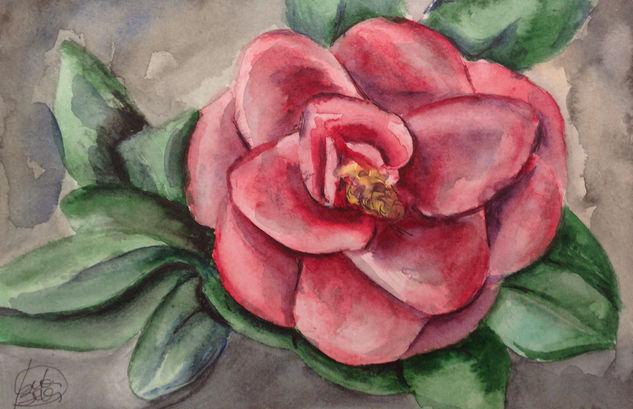 Flores II Watercolour Card Floral Painting