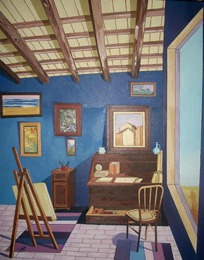 Estudio de pintor