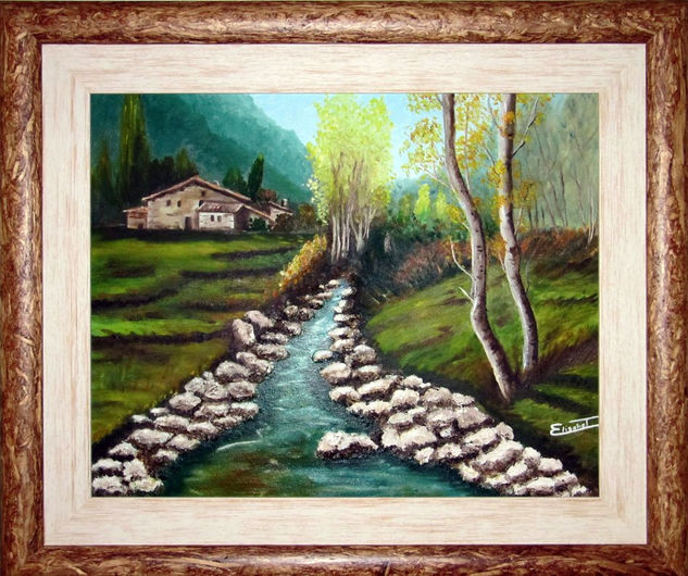 Masia Oil Canvas Landscaping