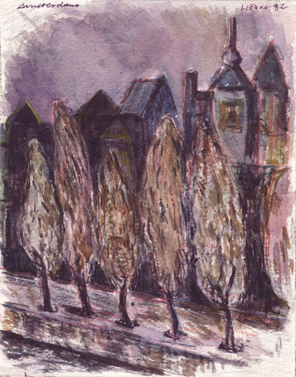 Amsterdam 1982 Watercolour Paper Landscaping