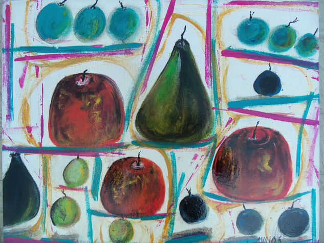 bodegón frutas Oil Canvas Still Life Paintings