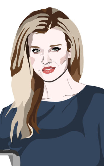 Joanna Krupa Copydraw by jlb 