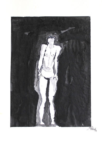 figura Ink Paper Figure Painting