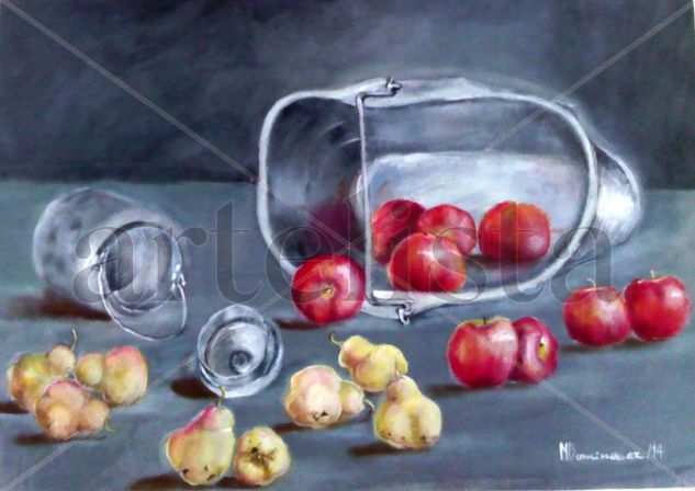 Naturaleza y no Acrylic Paper Still Life Paintings