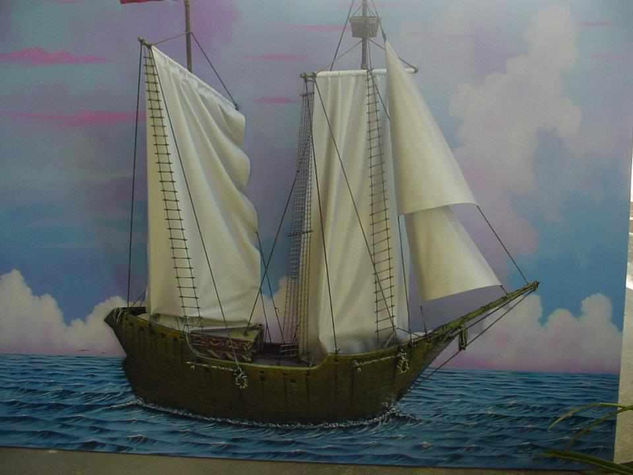 velero Oil Canvas Marine Painting