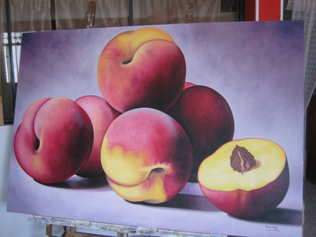 duraznos Oil Canvas Still Life Paintings