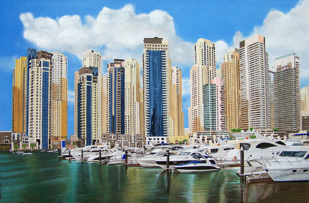 Dubai I Oil Canvas Marine Painting